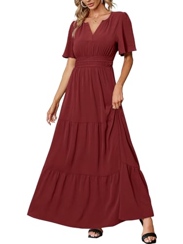 Amegoya Velvet V-Neck Maxi