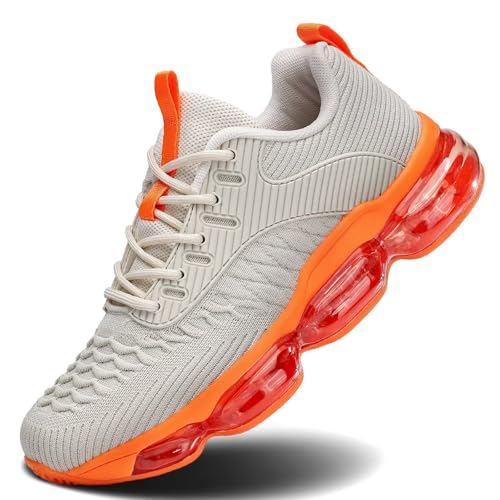 Womens Walking Running Shoes Air Cushion Basketball Sneakers Fashion Tennis Breathable Sport Gym Fitness Cross Trainers Shoes