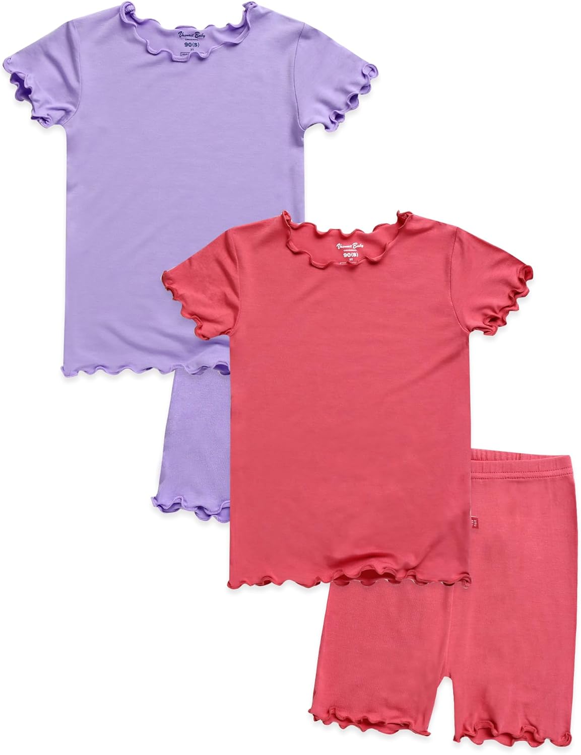 VAENAIT BABY Kids Sleepwear Pajamas Short Soft Cool Summer Viscose Pjs 2pcs Set