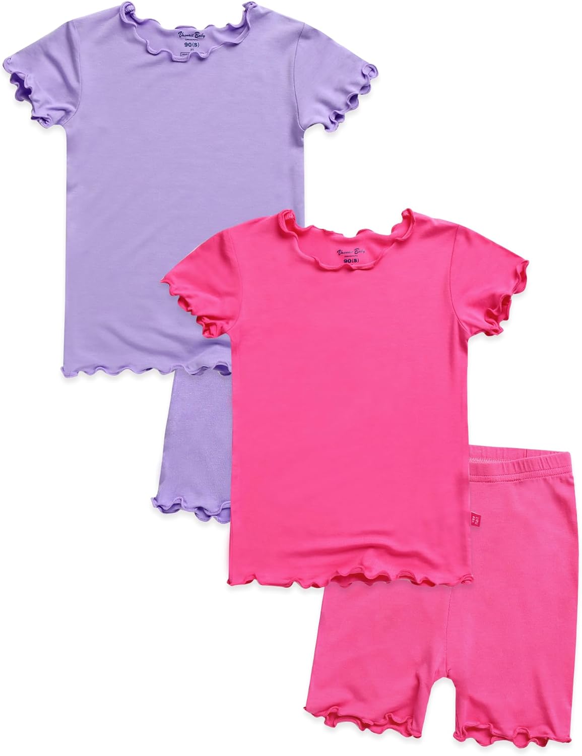 VAENAIT BABY Kids Sleepwear Pajamas Short Soft Cool Summer Viscose Pjs 2pcs Set
