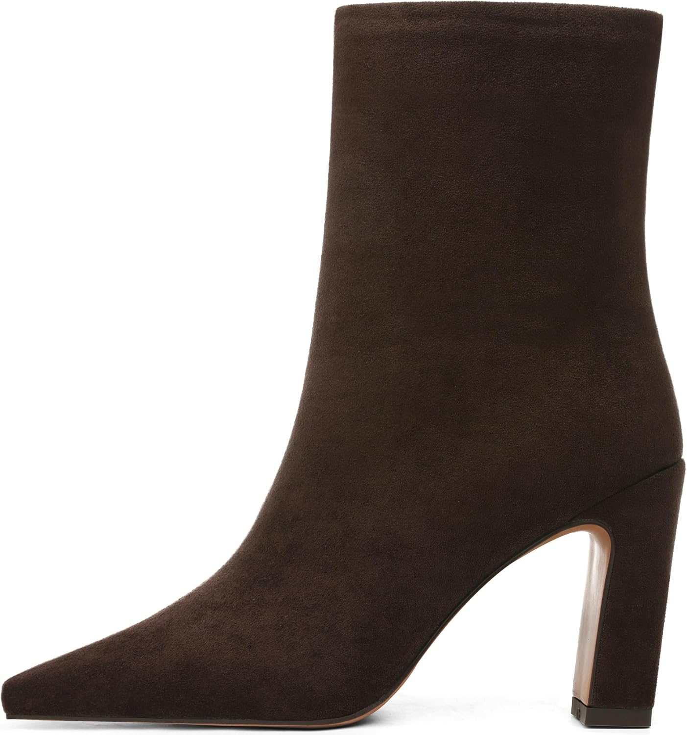 Lovee Cosee Ankle Boots for Women 2025 Chunky Heel Square Toe Heeled Boots with Zipper Comfort Fall Winter Party Office Date Night Travel Casual Outfit