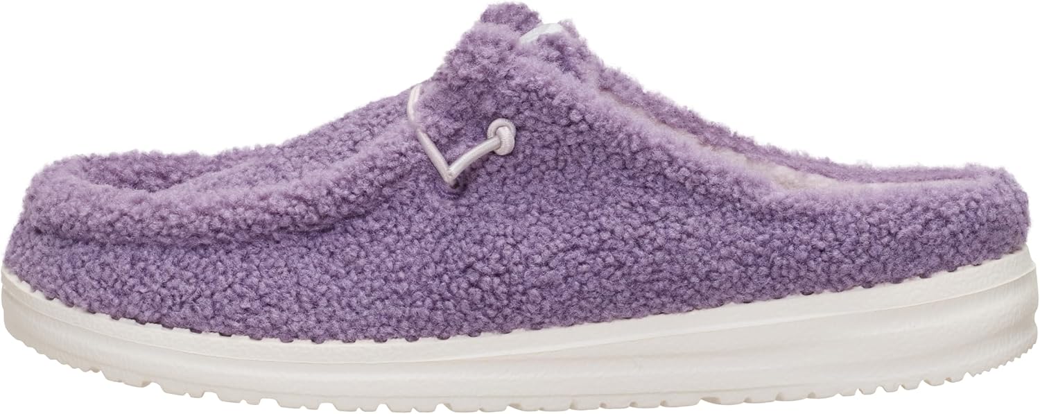 HEYDUDE Women's Wendy Sherpa Slip-On Mules