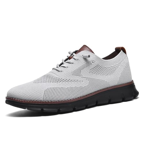 Wearbreeze Mens Business Casual Oxford Sneakers  Lightweight Lace-Up Dress Shoes for Work, Travel & Daily Commute