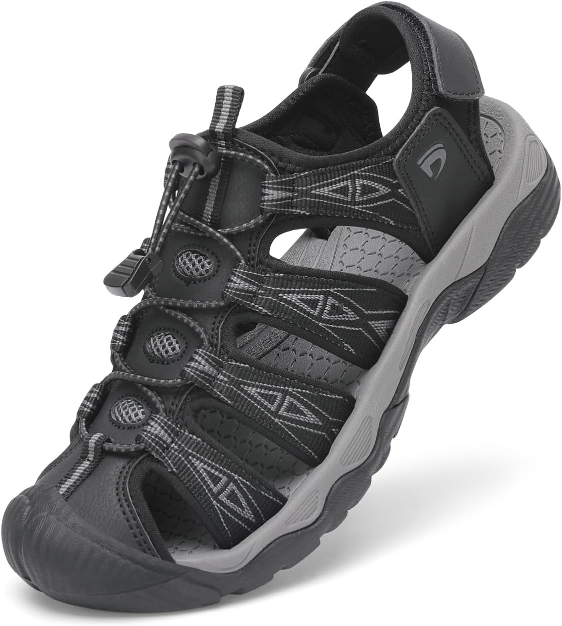 Dannto Women's Sport Hiking Sandals Closed Toe Outdoor Athletic Walking Sandal Lightweight Summer Water Shoes