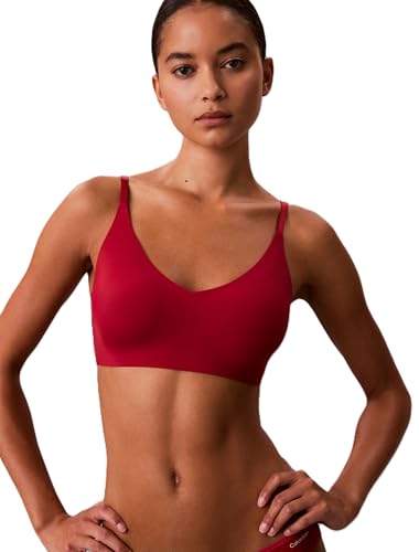 Calvin Klein Women's Invisibles Comfort Lightly Lined Seamless Wireless Triangle Bralette Bra