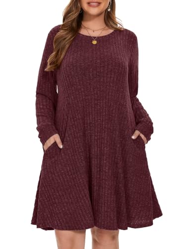 BELAROI Ribbed Knit Sweater Dress