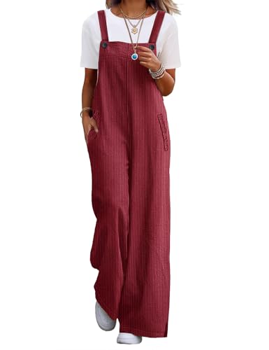 YESNO Corduroy Overalls (Polyester)