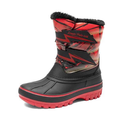 DREAM PAIRS Kids Snow Boots