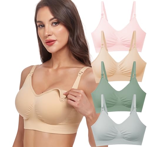 GXXGE 4Pack Nursing Bralette
