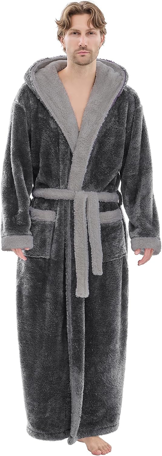PJGGZ Full-Length Plush Robe