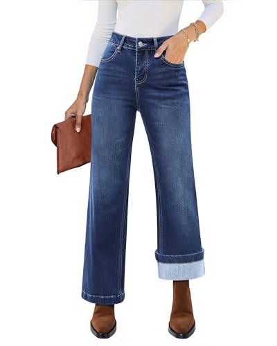luvamia Flare Jeans (Fleece-Lined)