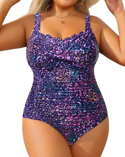 Aqua Eve Womens Plus Size One Piece