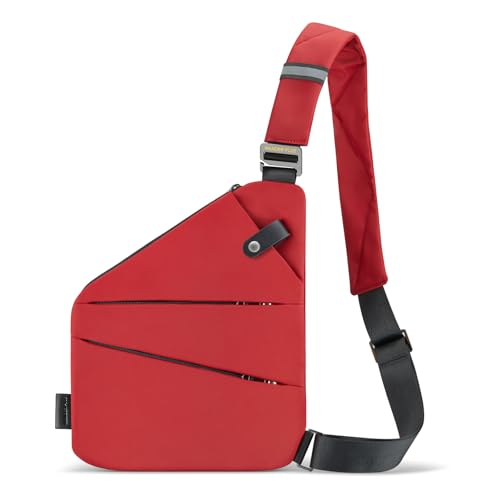 WANDER PLUS Anti Theft Crossbody Bag, Shoulder Bag Anti-theft Design for Travel, Sport, Work