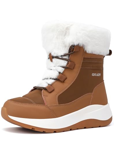 COOJOY Waterproof Furry Boots