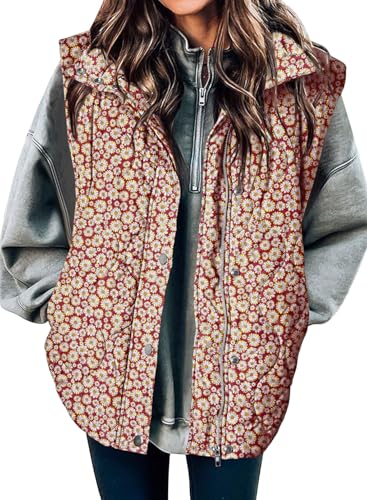 EVALESS Cropped Puffer Vest