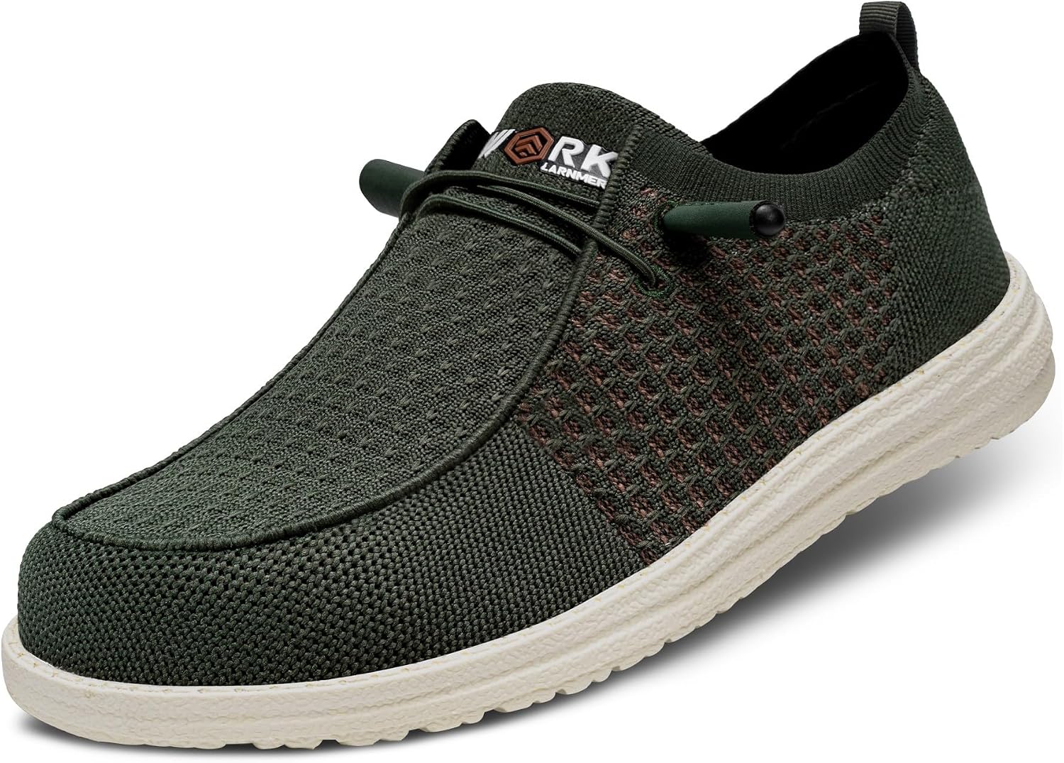 LARNMERN Steel Toe Loafers