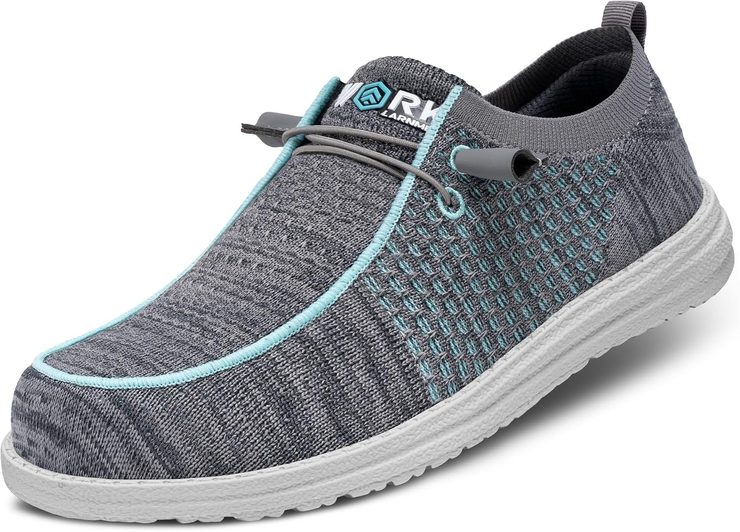 LARNMERN Steel Toe Loafers