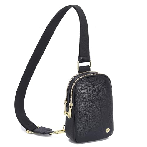 INICAT Travel Small Crossbody Sling Bags Women Vegan Leather Purses Fanny Packs Cross Body Bag Birthday Gifts