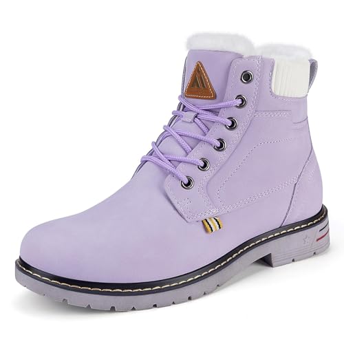 Mishansha Snow Boots for Women  Waterproof Winter Hiking Boots with Warm Fur Lining, Anti-Slip Sole, Insulated Outdoor Cold Weather Booties